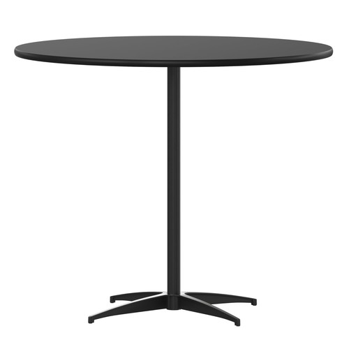 Lars black round wood - 30'',