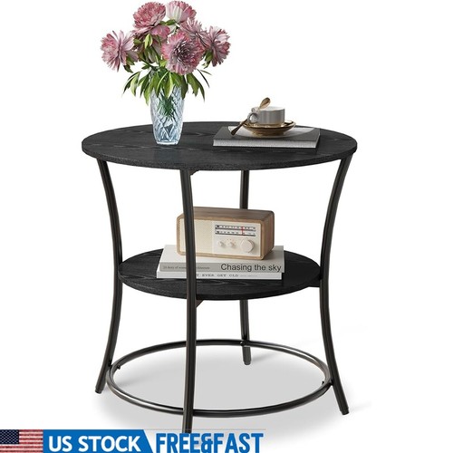 Two tier round side - side, table